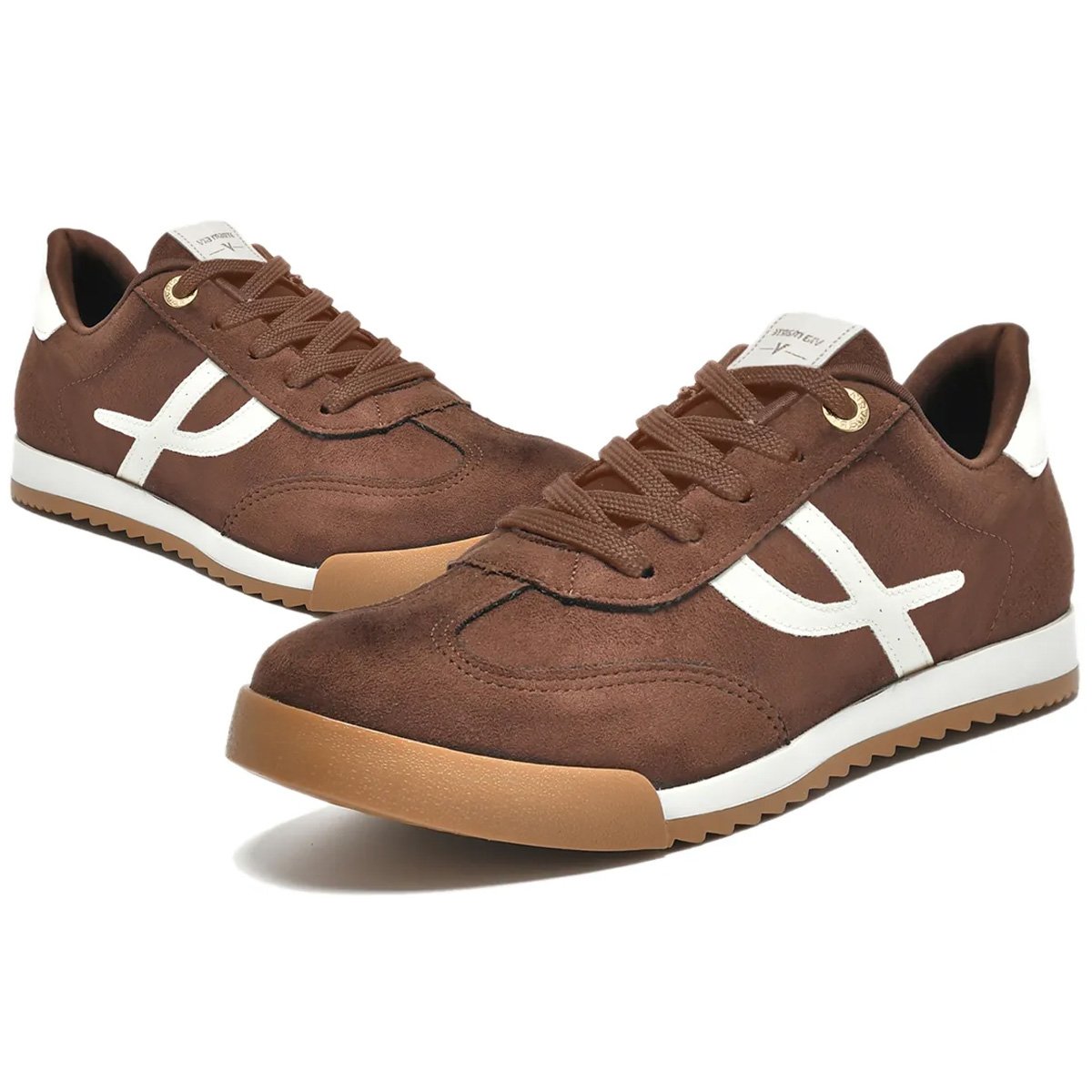 Tenis Via Marte 237-003 Feminino Brown Brown 4