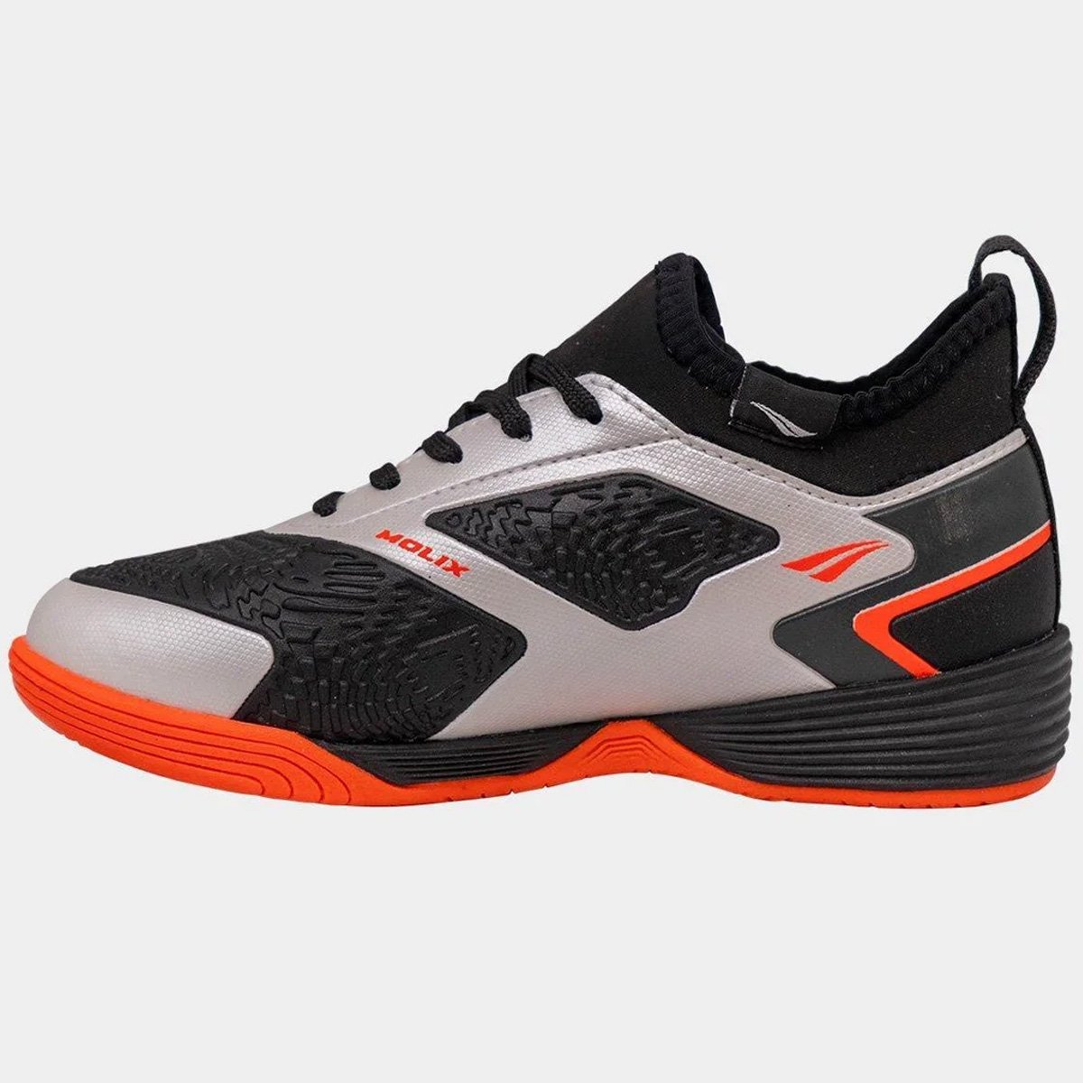 Chuteira Futsal Penalty Evolution Player LCK Y-1 Unissex Branco Branco/Coral/Preto 2