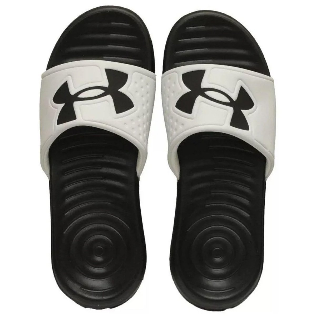Chinelo Gaspea Under Armour Ansa Light Masculino Branco Branco 2