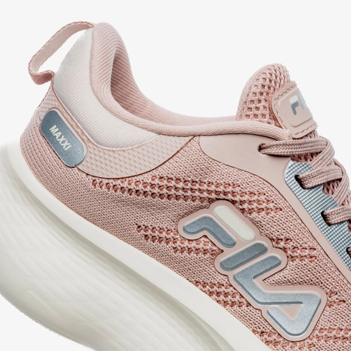 Tenis Fila Maxxi Infantil Rose Rosé/Prata 7
