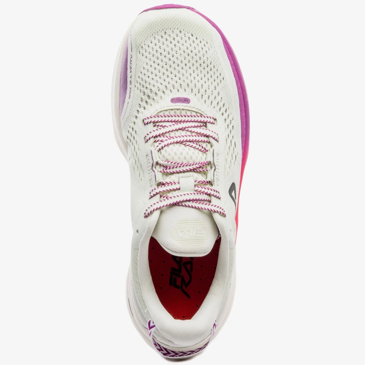 Tenis Fila Racer T2 Xtreme Feminino Verde Branco/Roxo/Rosa 4