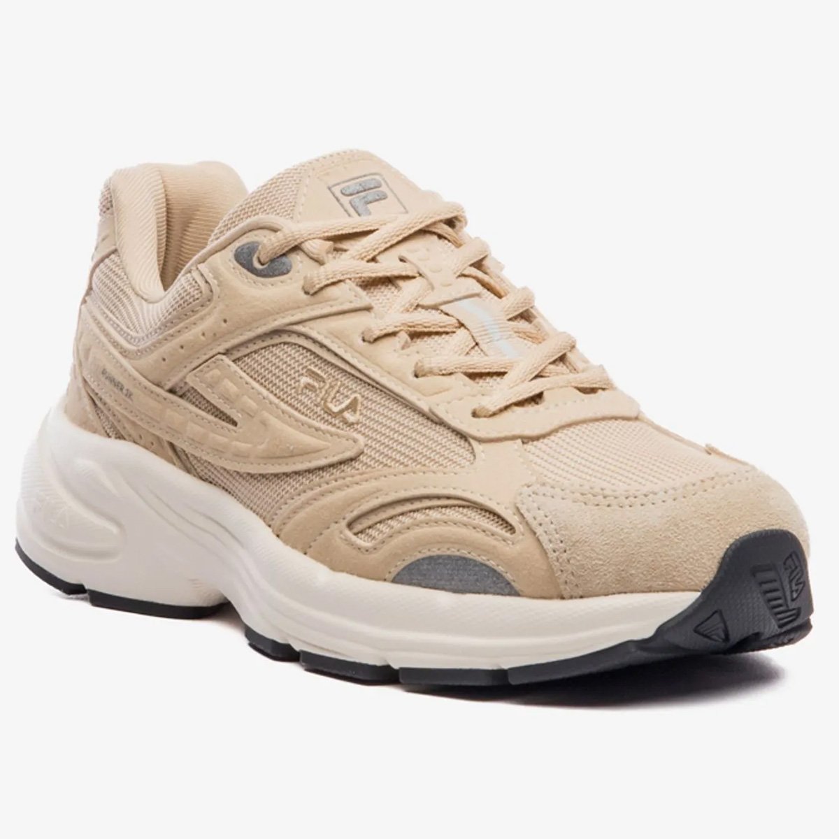 Tenis Fila Runner 2K SE Masculino Bege Bege/Preto 3