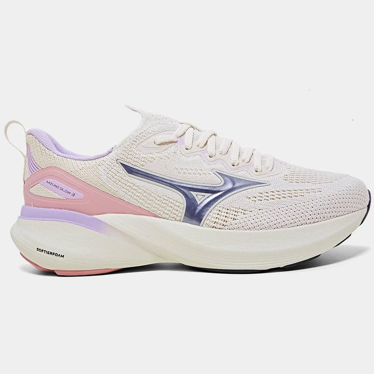 Tenis Mizuno Glow 3 Feminino Arenito
