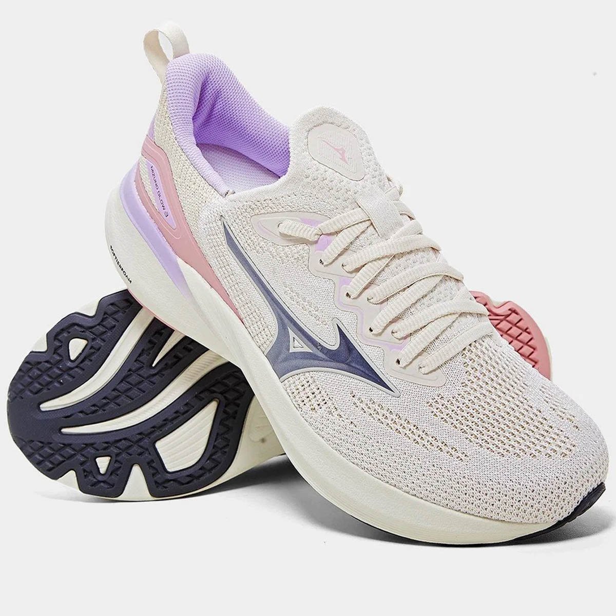 Tenis Mizuno Glow 3 Feminino Arenito Arenito 4