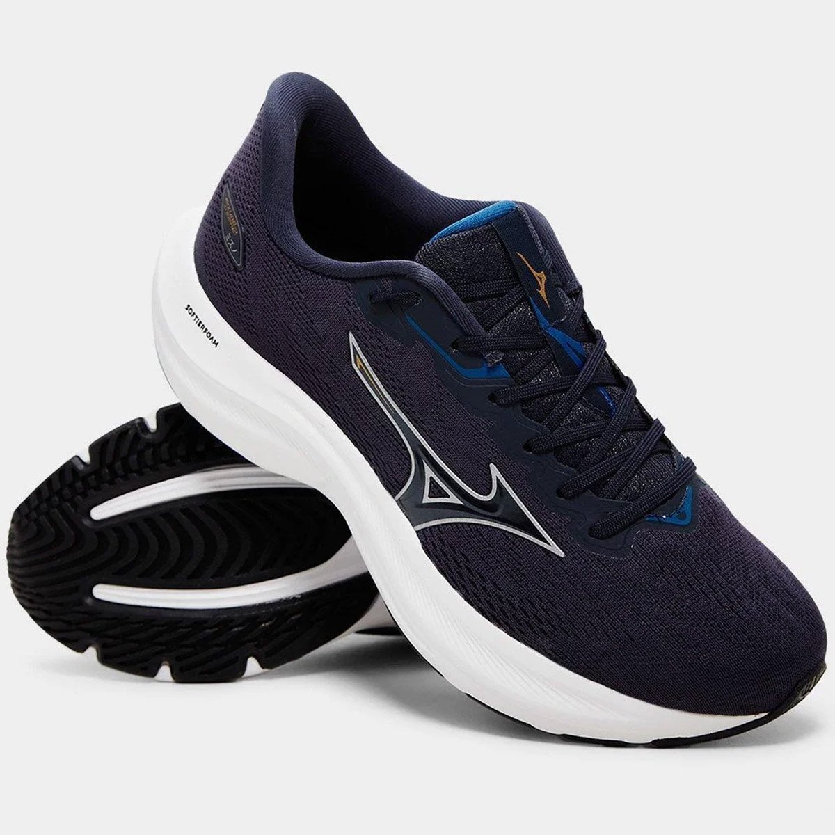 Tenis Mizuno Enigma 2 Masculino Marinho Marinho/Branco 3