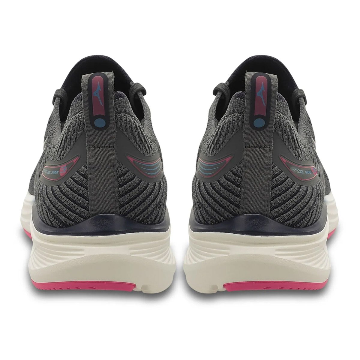 Tenis Mizuno Cool Ride 3 Feminino Chumbo Chumbo/Pink 4