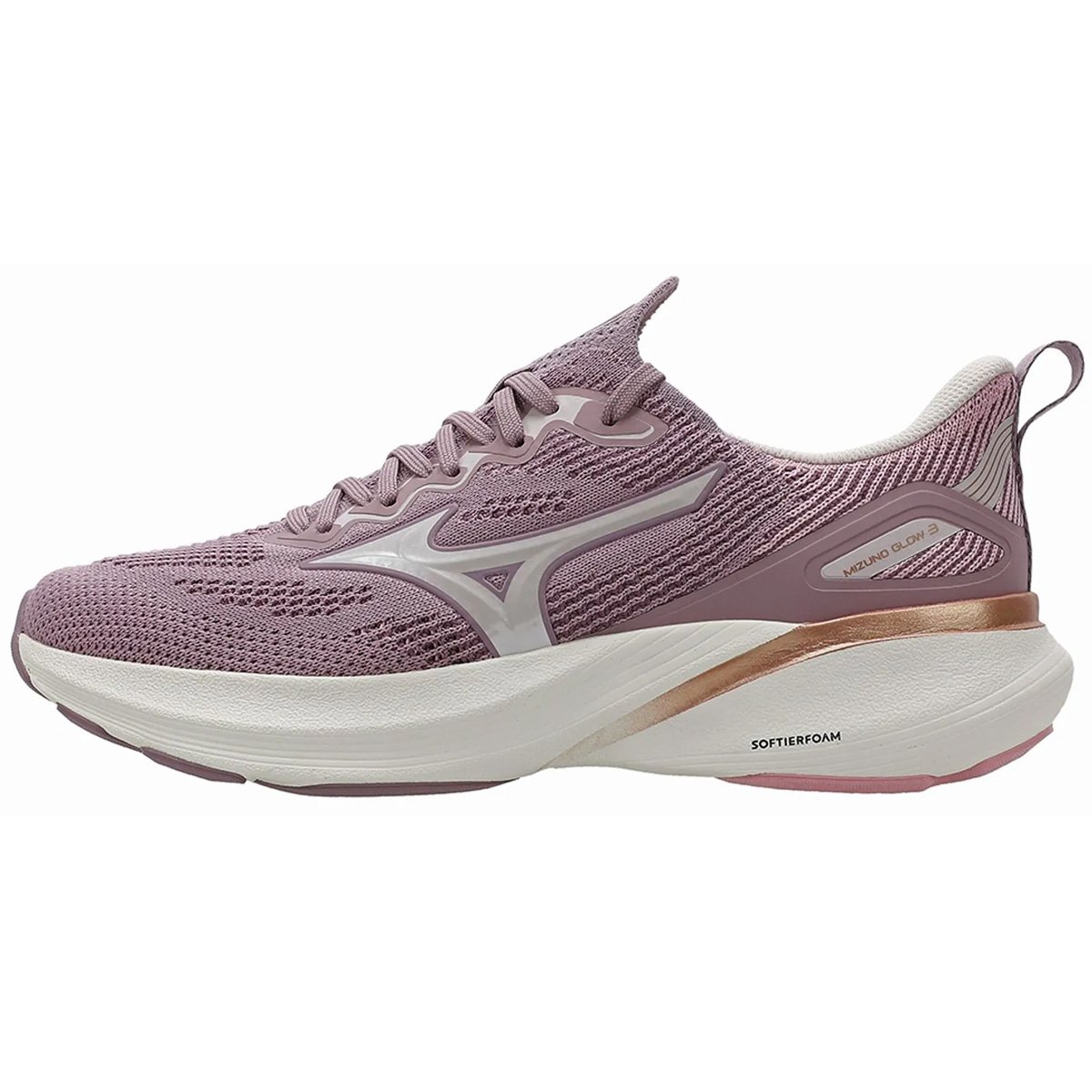Tenis Mizuno Glow 3 Feminino Lavanda Lavanda 2