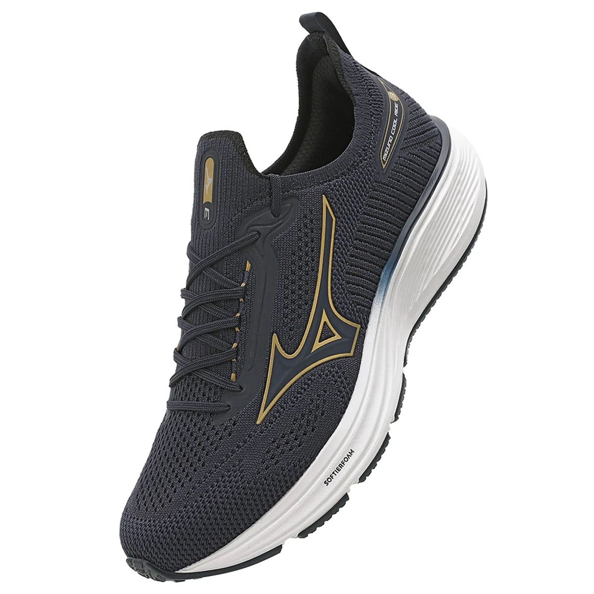 Tenis Mizuno Cool Ride 3 Masculino Marinho Preto 7