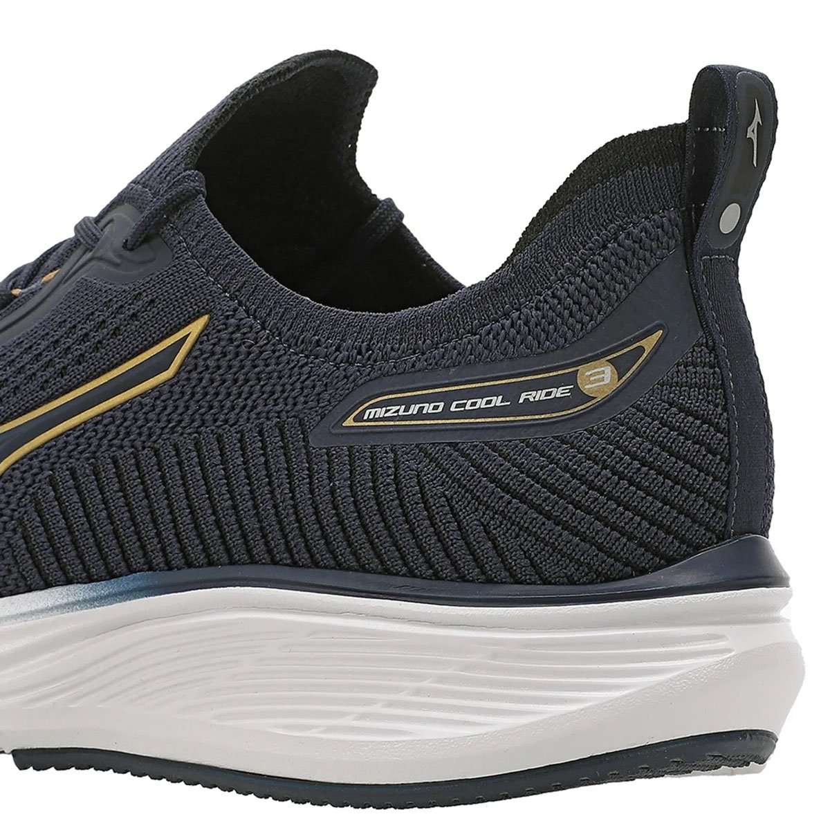 Tenis Mizuno Cool Ride 3 Masculino Marinho Preto 8