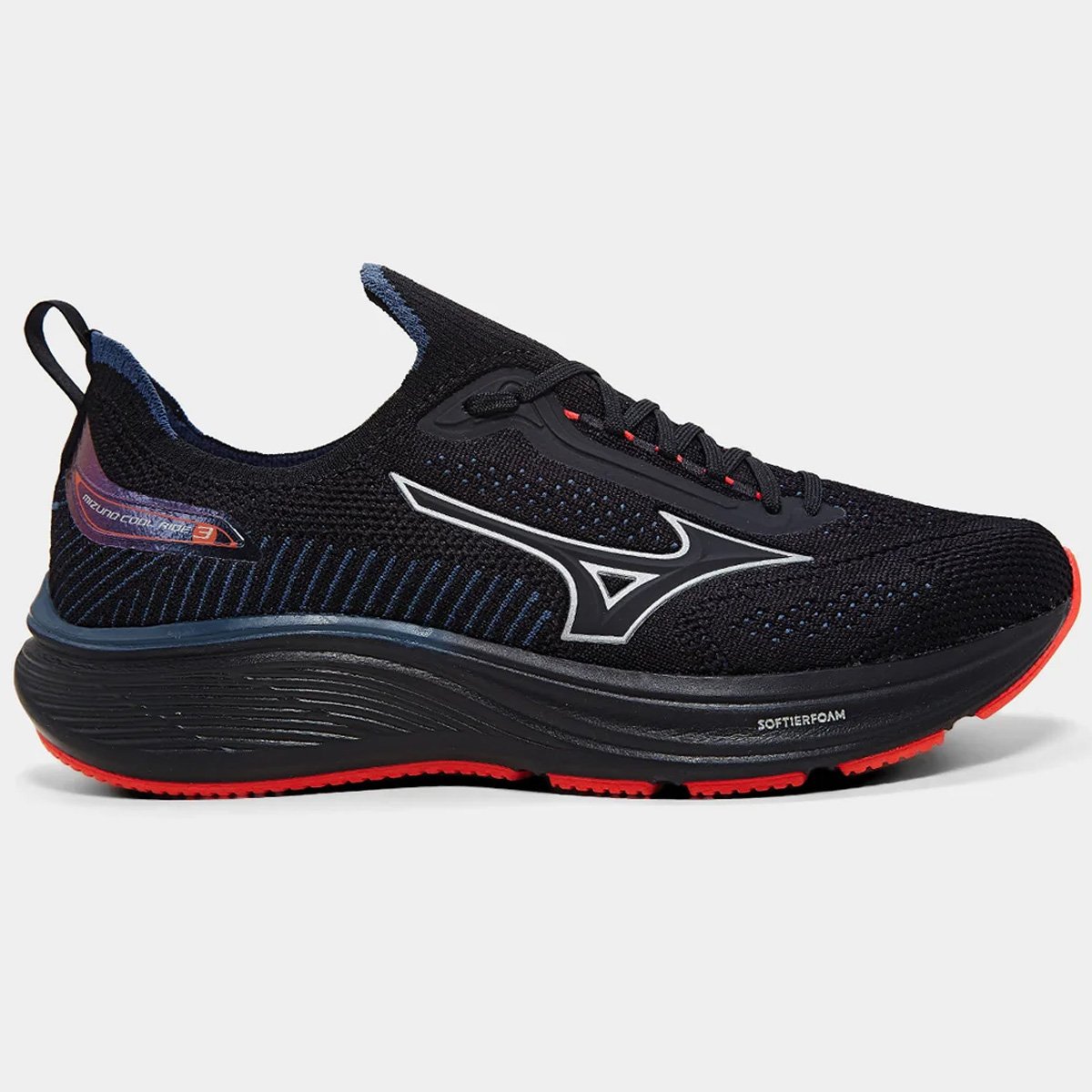 Tenis Mizuno Cool Ride 3 Masculino Preto