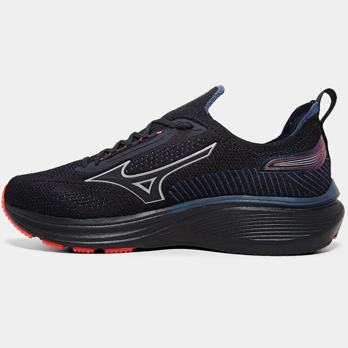 Tenis Mizuno Cool Ride 3 Masculino Preto Preto 2