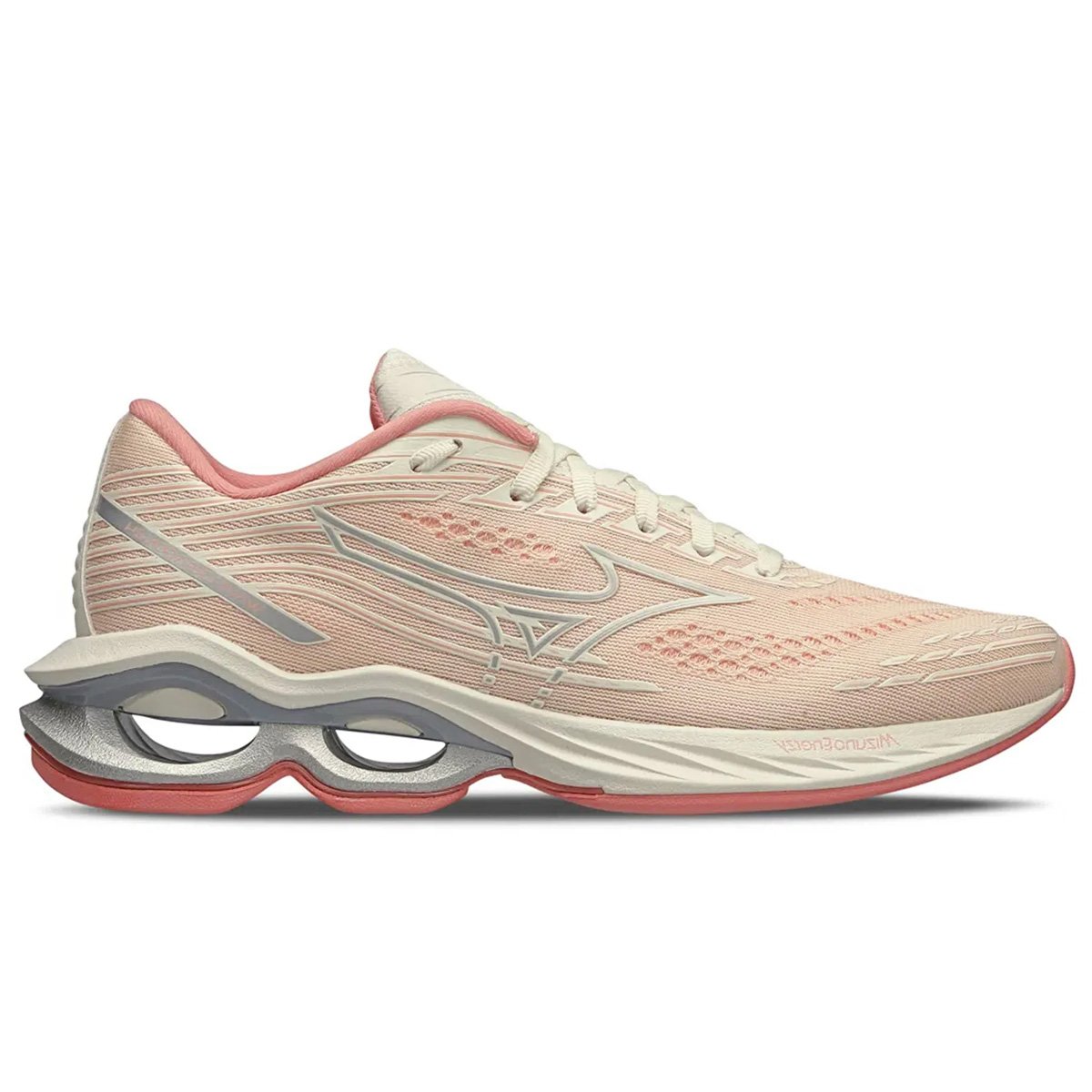 Tenis Mizuno Wave Creation 24 Feminino Bege