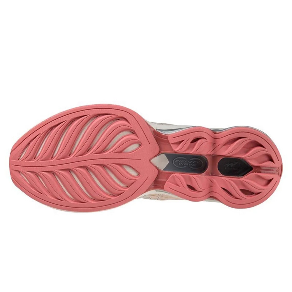 Tenis Mizuno Wave Creation 24 Feminino Bege Bege/Rosa 4