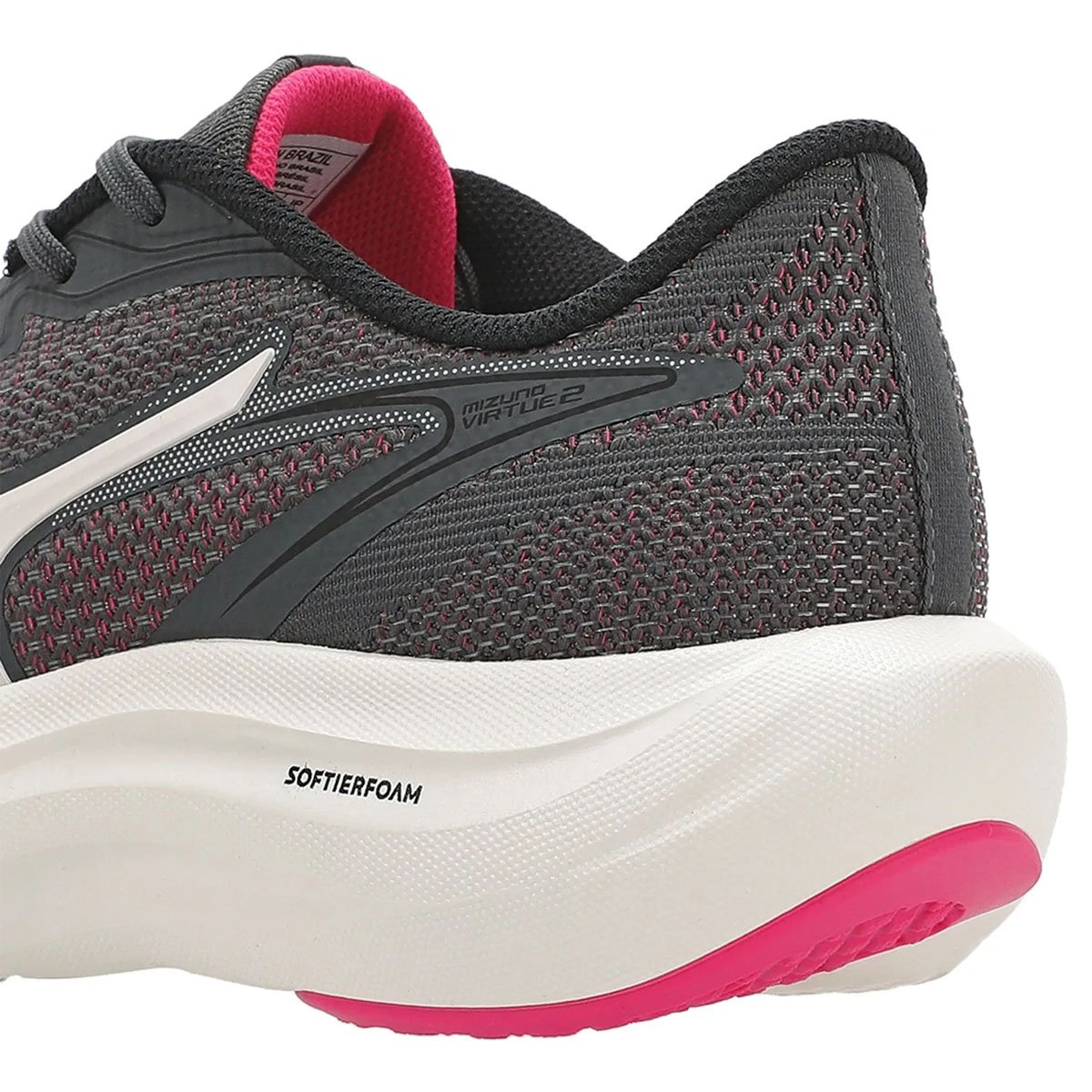 Tenis Mizuno Virtue 2 Feminino Chumbo Chumbo 8