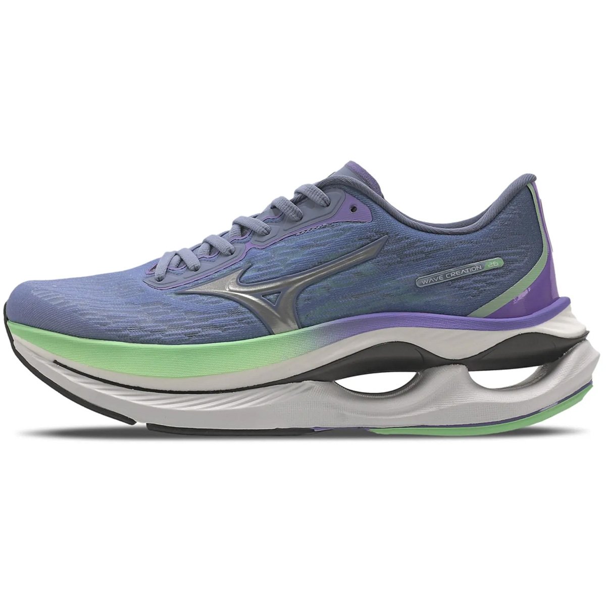 Tenis Mizuno Wave Creation 26 Feminino Azul Azul/Verde 2