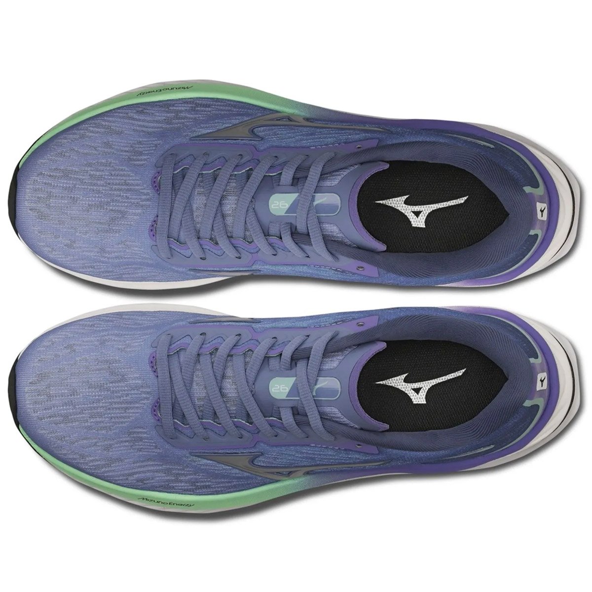 Tenis Mizuno Wave Creation 26 Feminino Azul Azul/Verde 3