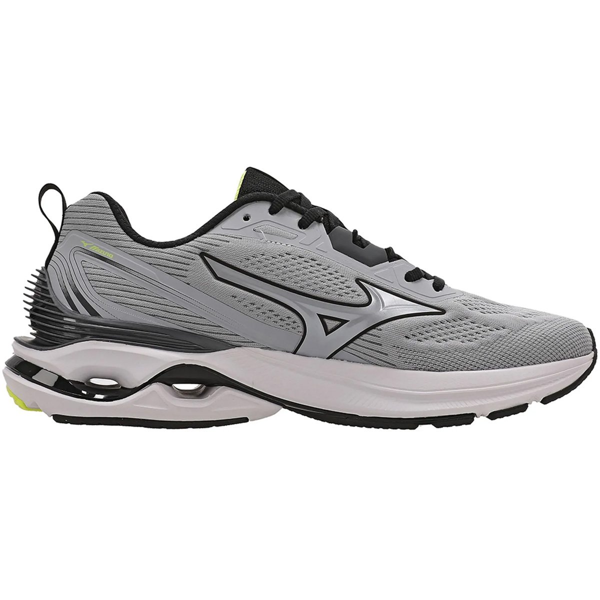 Tenis Mizuno Wave Dynasty 7 Masculino Cinza