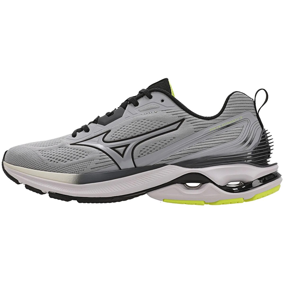 Tenis Mizuno Wave Dynasty 7 Masculino Cinza Cinza 2