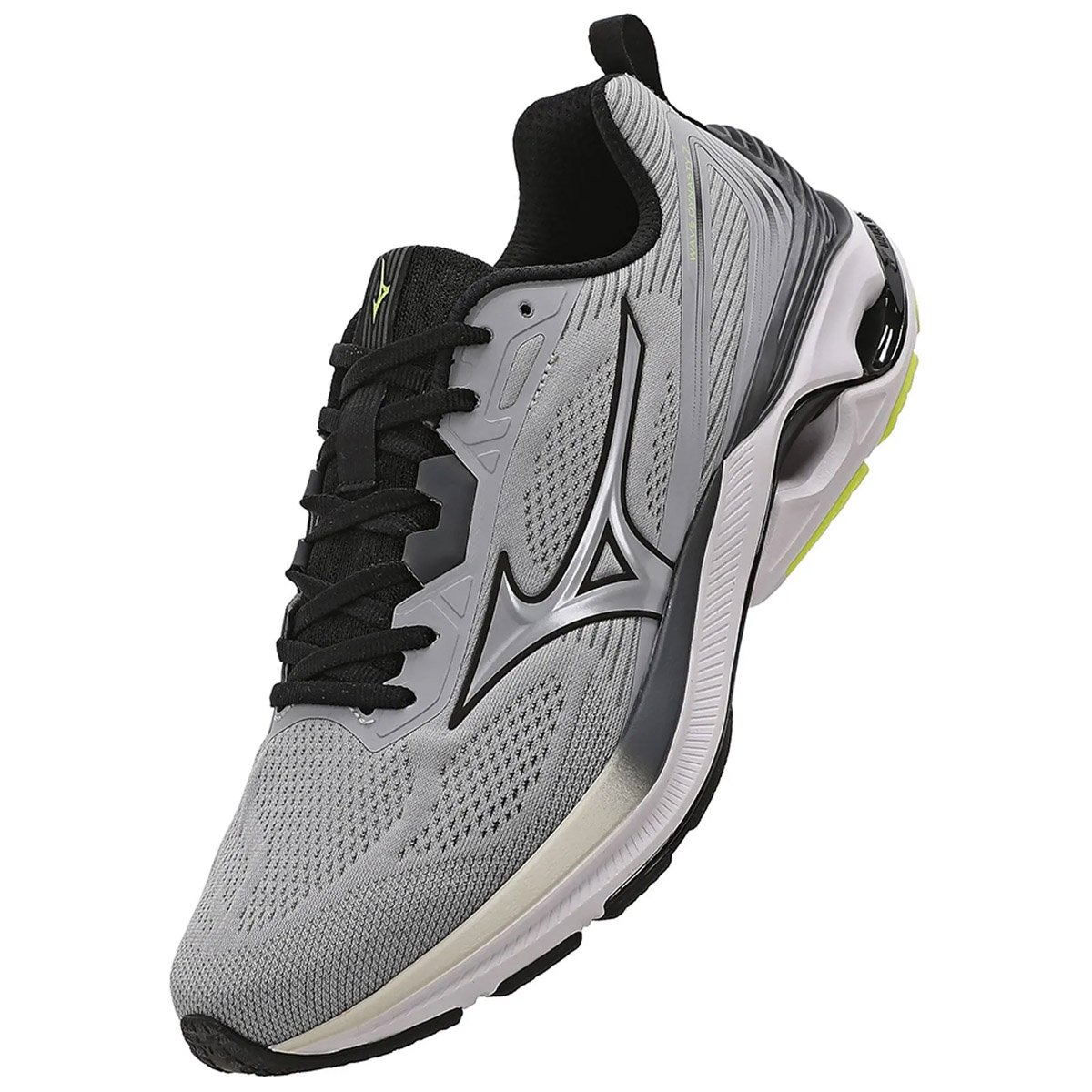 Tenis Mizuno Wave Dynasty 7 Masculino Cinza Cinza 7