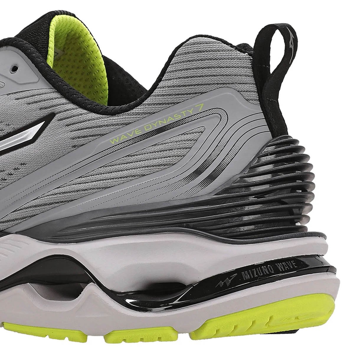 Tenis Mizuno Wave Dynasty 7 Masculino Cinza Cinza 8