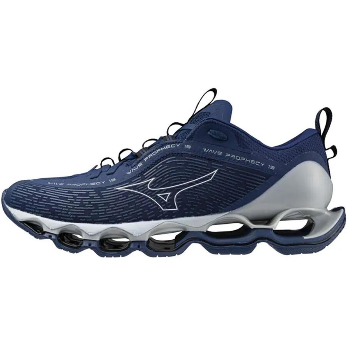 Tenis Mizuno Wave Prophecy 13 Masculino Marinho Marinho 2