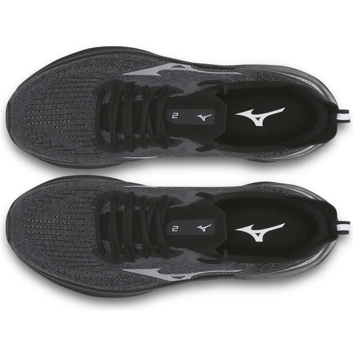 Tenis Mizuno Zest 2 Masculino Preto  Preto/Mescla 3