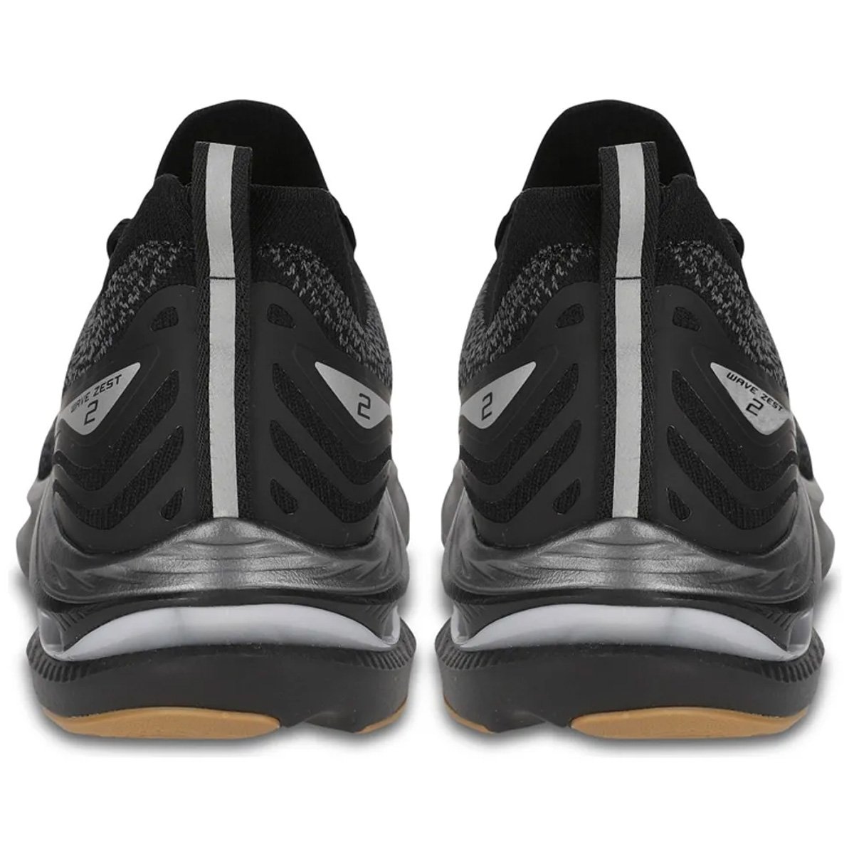 Tenis Mizuno Zest 2 Masculino Preto  Preto/Mescla 4