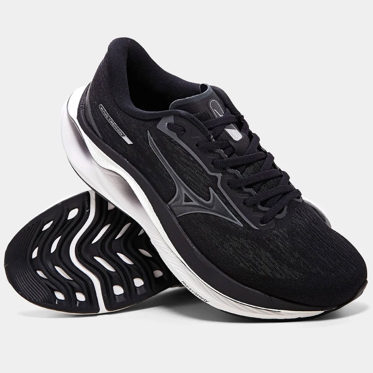 Tenis Mizuno Wave Creation 26 Masculino Preto Preto 4