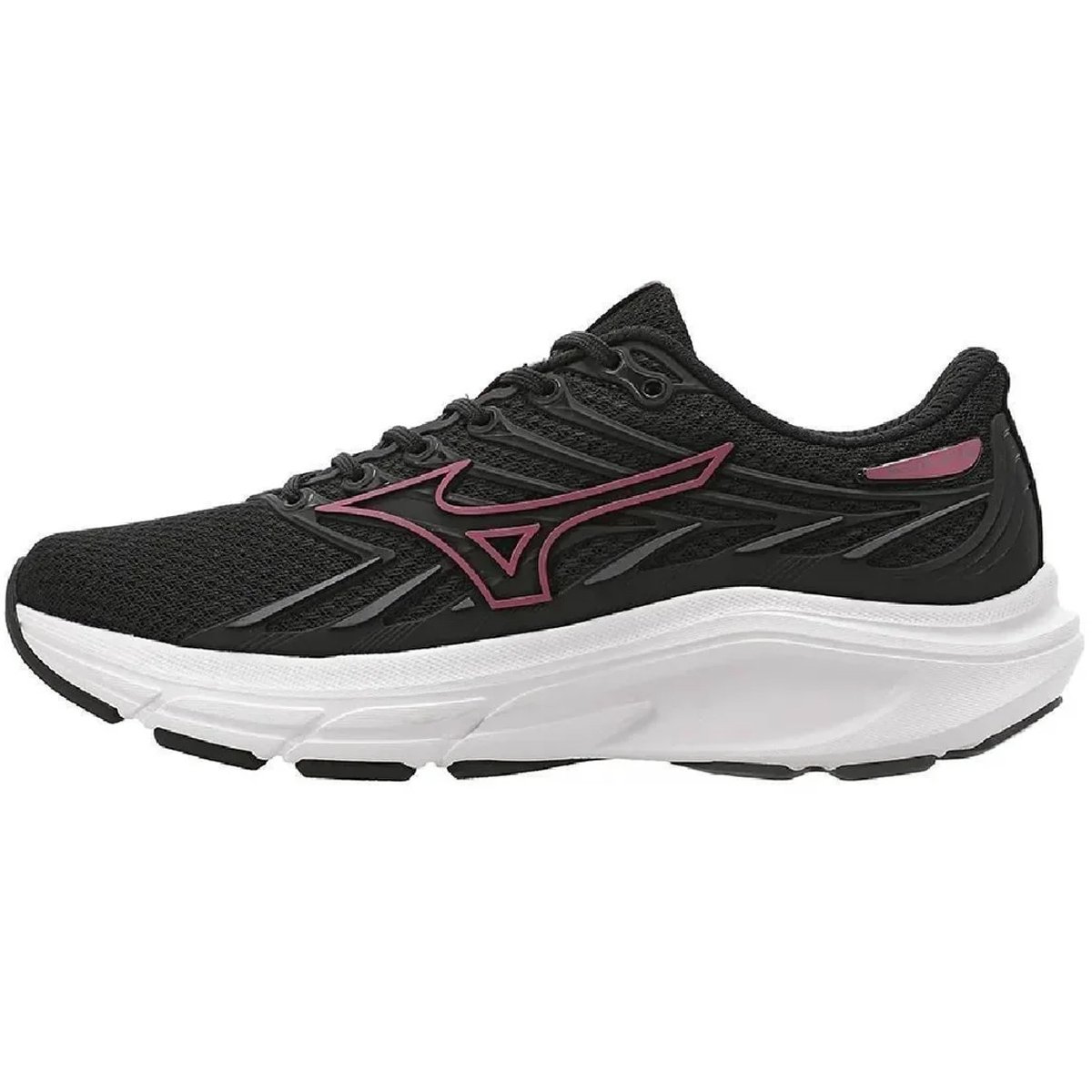 Tenis Mizuno Jet 8 Feminino Preto Preto/Roxo 2