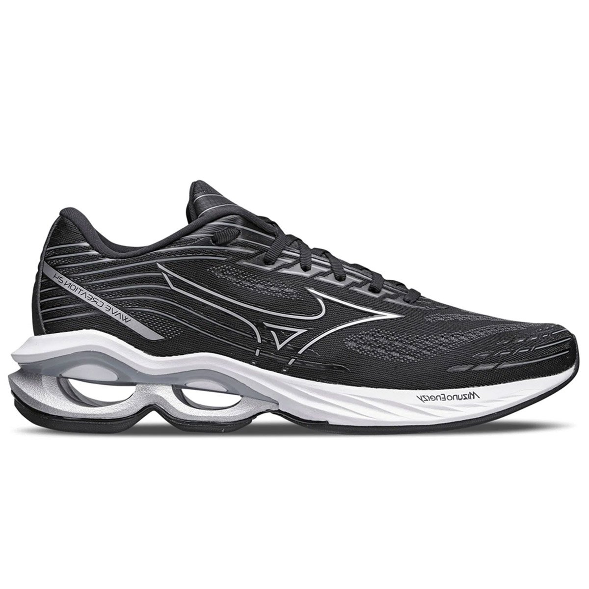 Tenis Mizuno Wave Creation 24 Masculino Preto