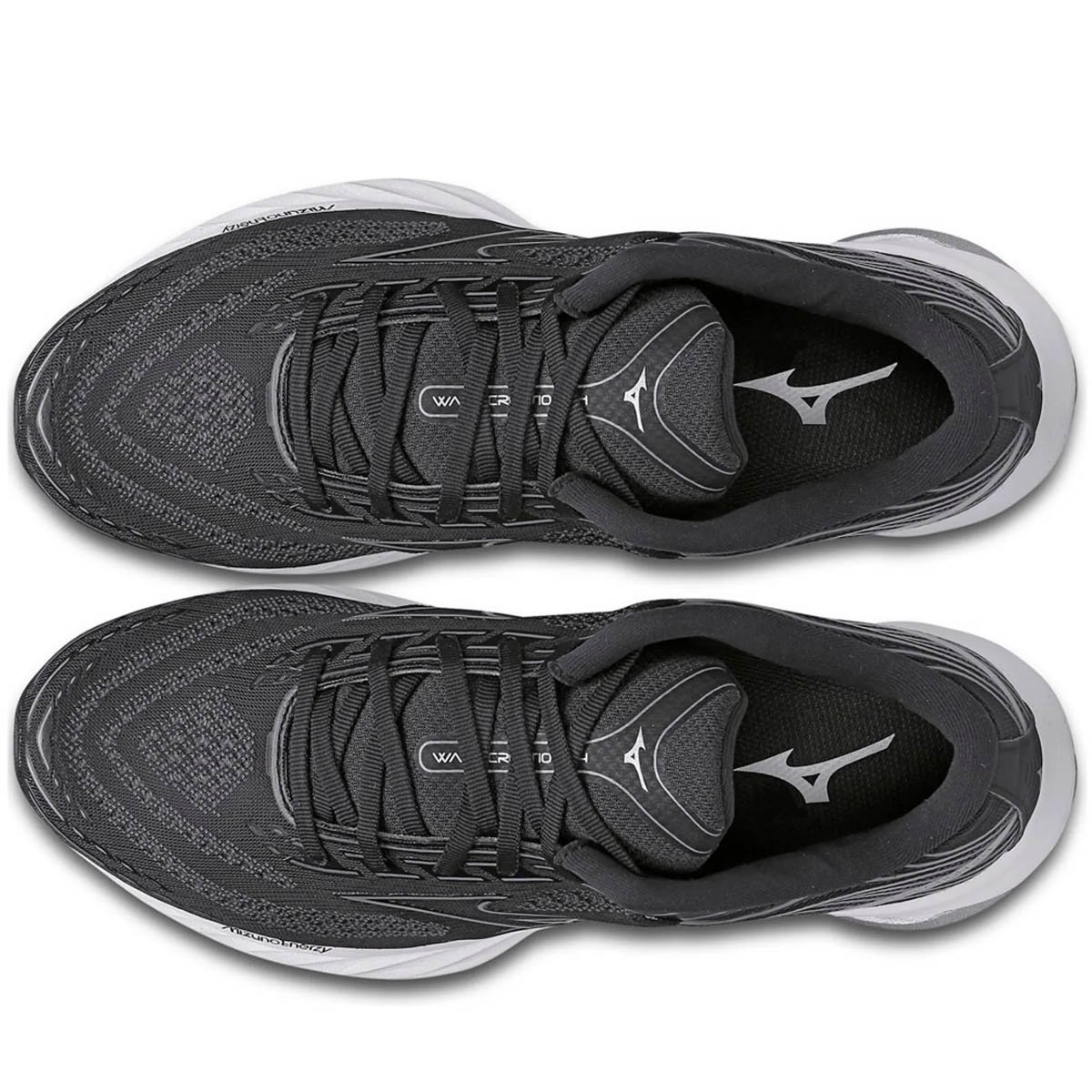 Tenis Mizuno Wave Creation 24 Masculino Preto Preto/Cinza 3