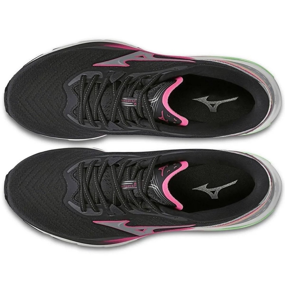 Tenis Mizuno Interceptor RSP Feminino Preto Preto/Pink 3