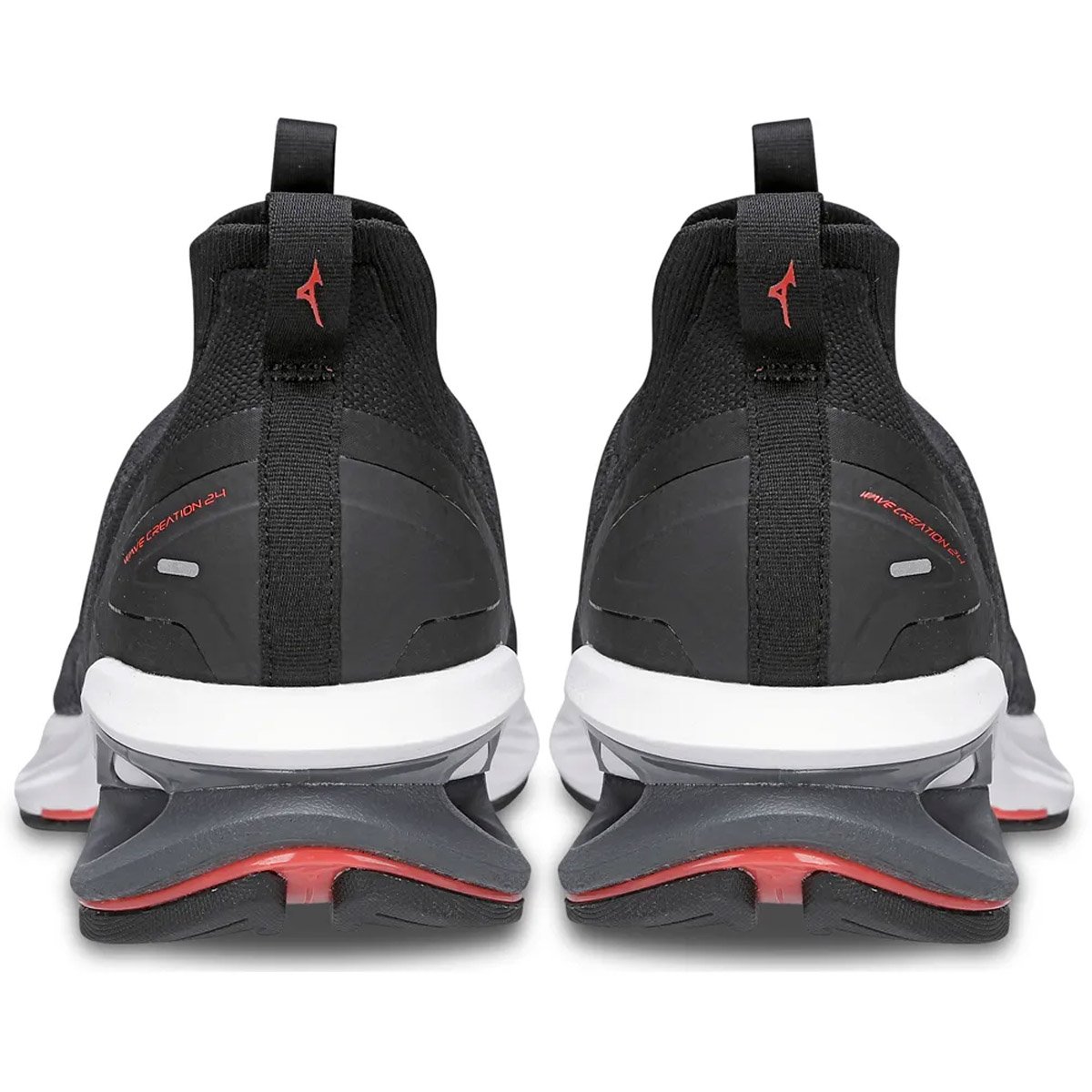 Tenis Mizuno Wave Creation 24 Knit Masculino Preto Preto 3