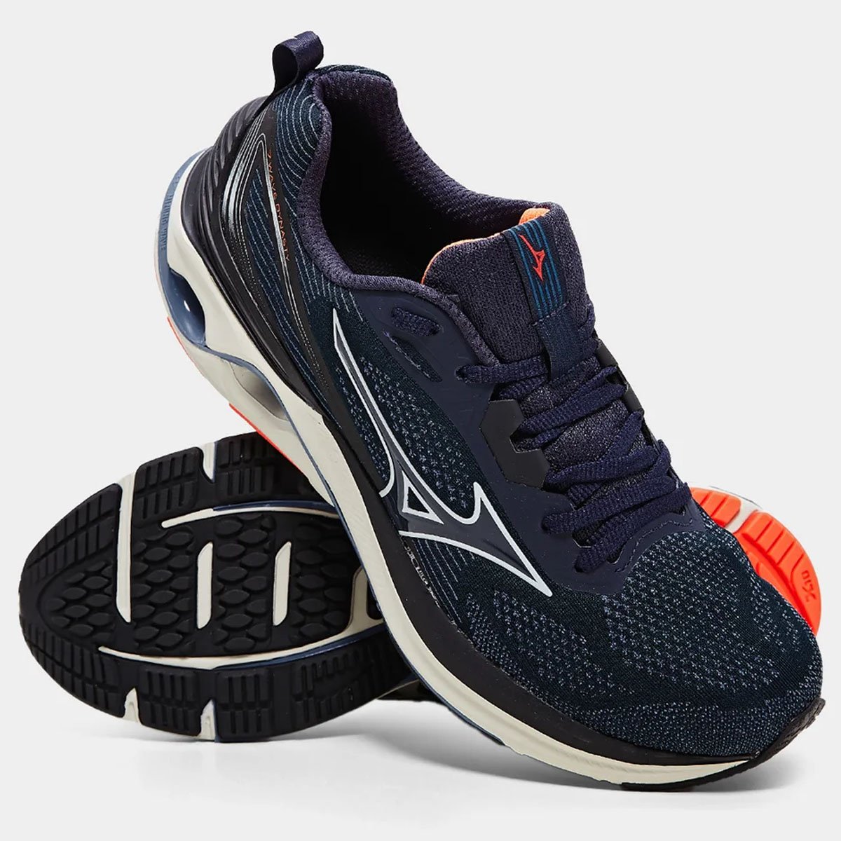 Tenis Mizuno Wave Dynasty 7 Masculino Marinho Marinho 3