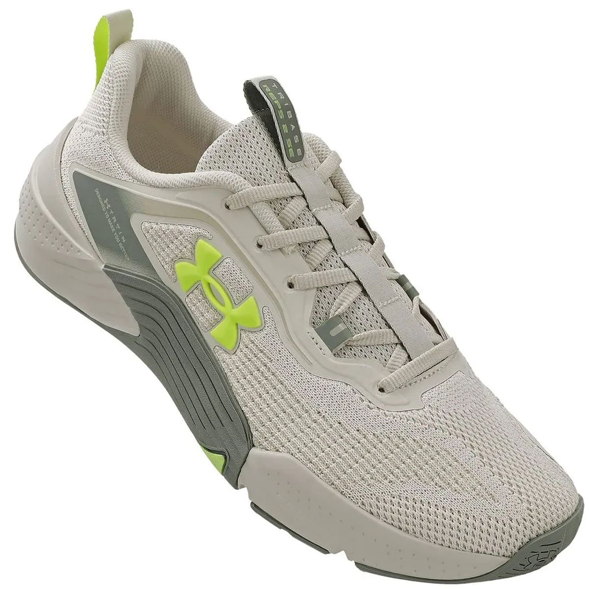Tenis Under Armour Tribase Reps 2 SE Feminino Marfim Marfim/Verde/Musgo/Limão 2