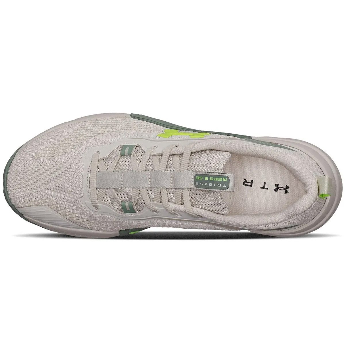 Tenis Under Armour Tribase Reps 2 SE Feminino Marfim Marfim/Verde/Musgo/Limão 3