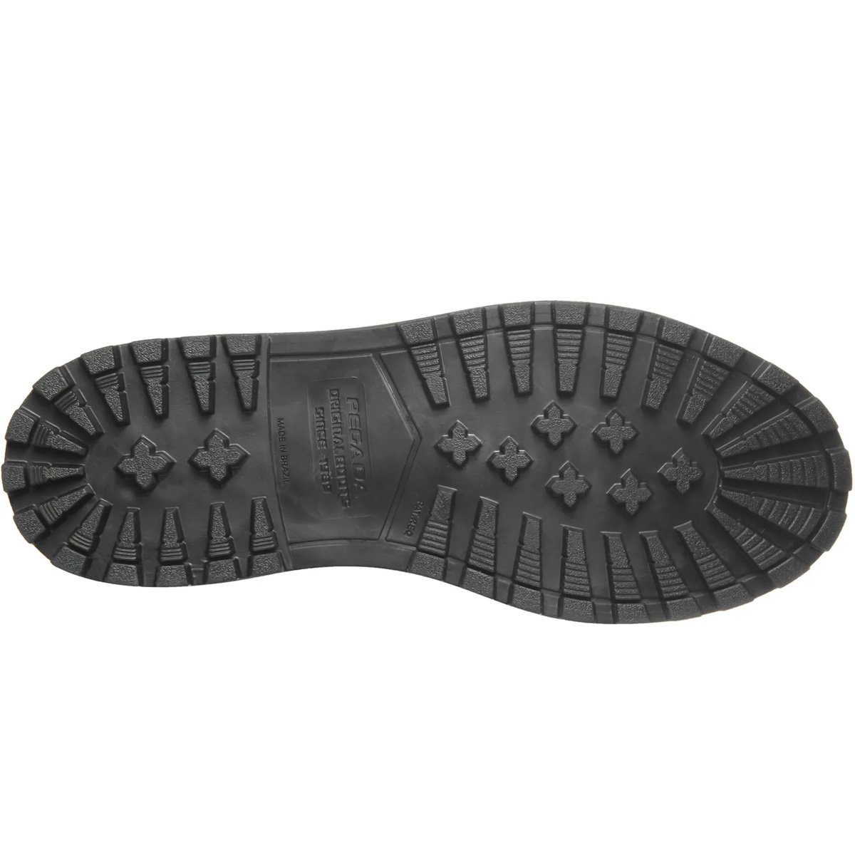 Bota Coturno Pegada Cano Medio Masculino Preto Preto 4