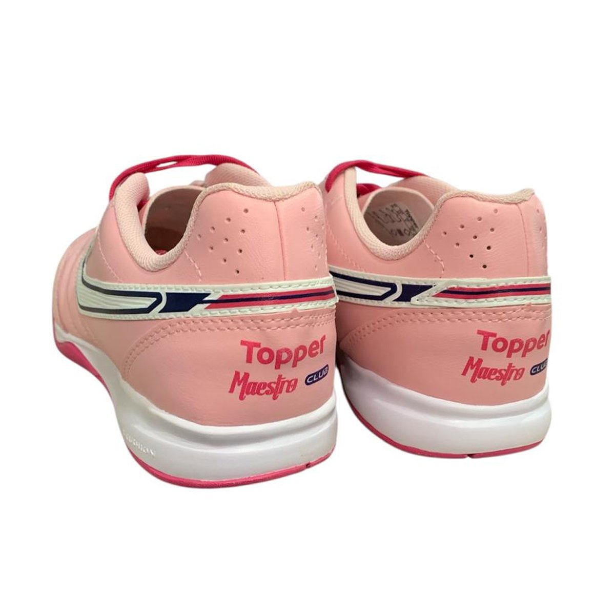 Chuteira Futsal Topper Maestro Club V Limited Unissex Rosa Rosa 5