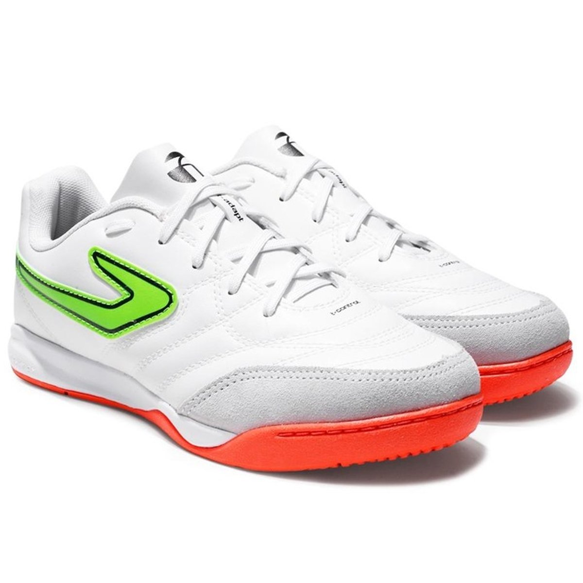 Chuteira Futsal Maestro Club V Infantil Branco Branco 3