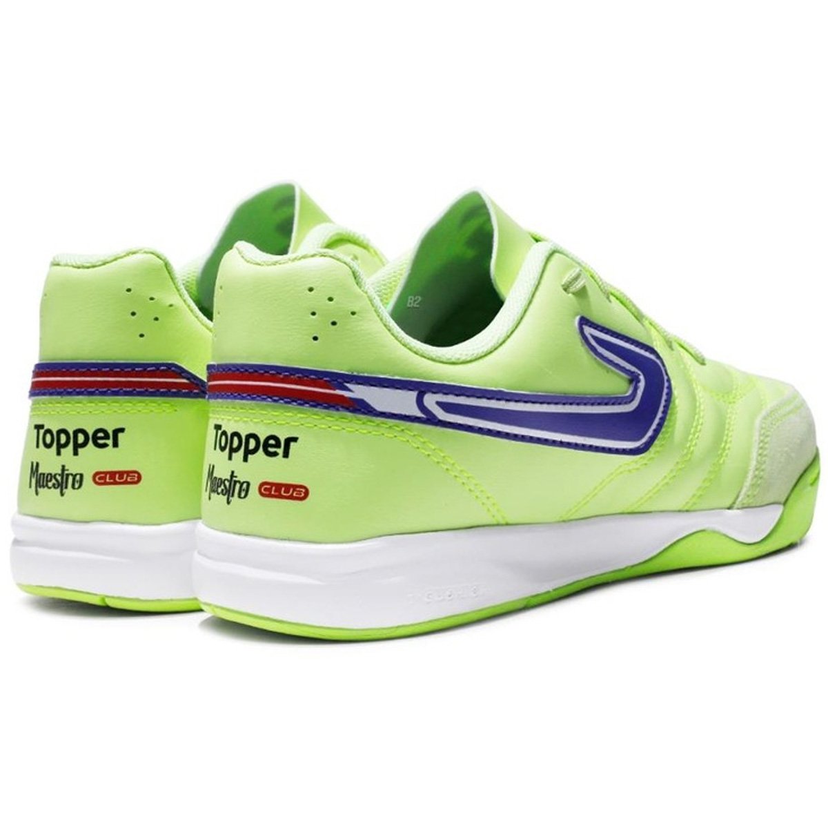 Chuteira Futsal Topper Maestro Club V Infantil Verde Verde 4