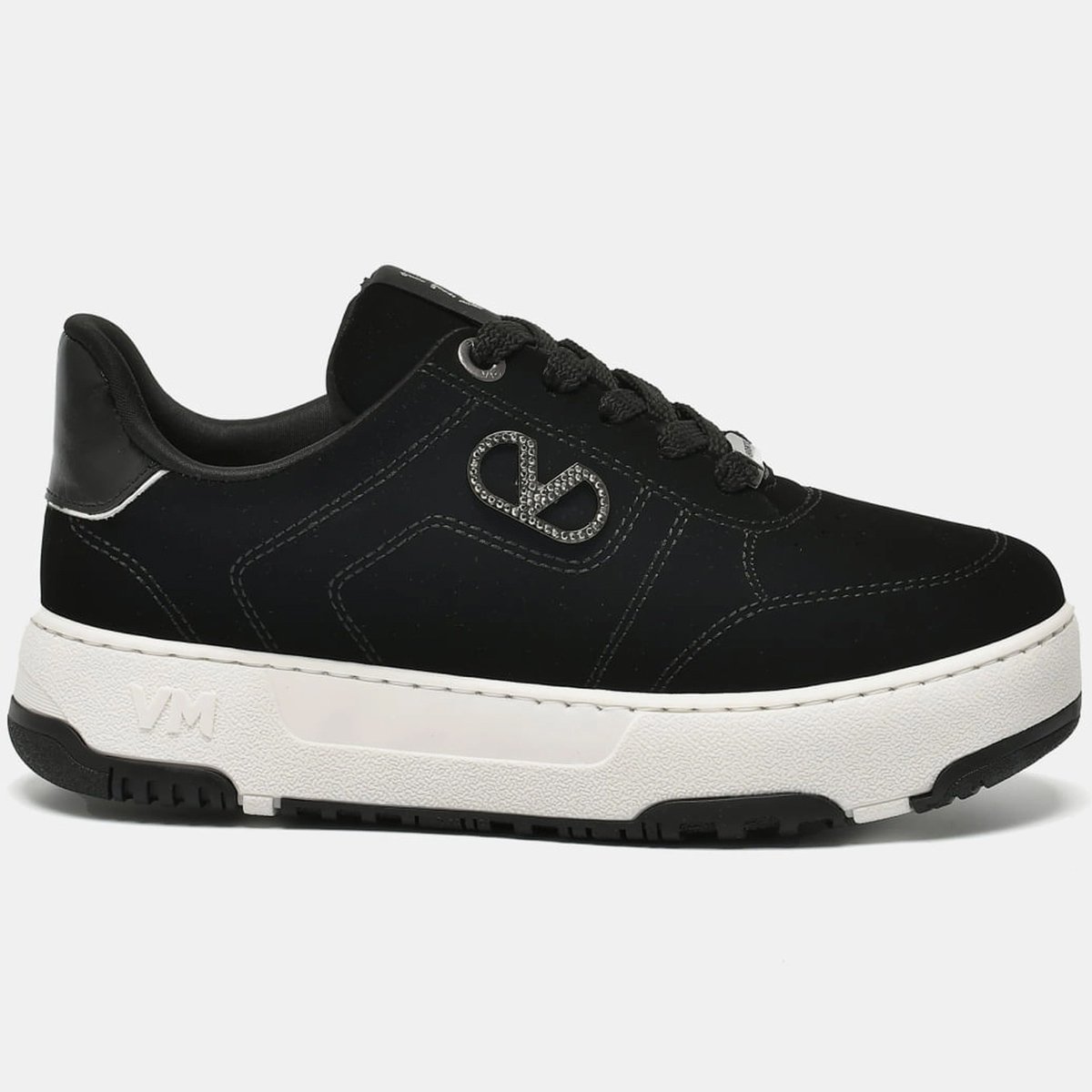 Tenis Via Marte 287-001 Feminino Preto