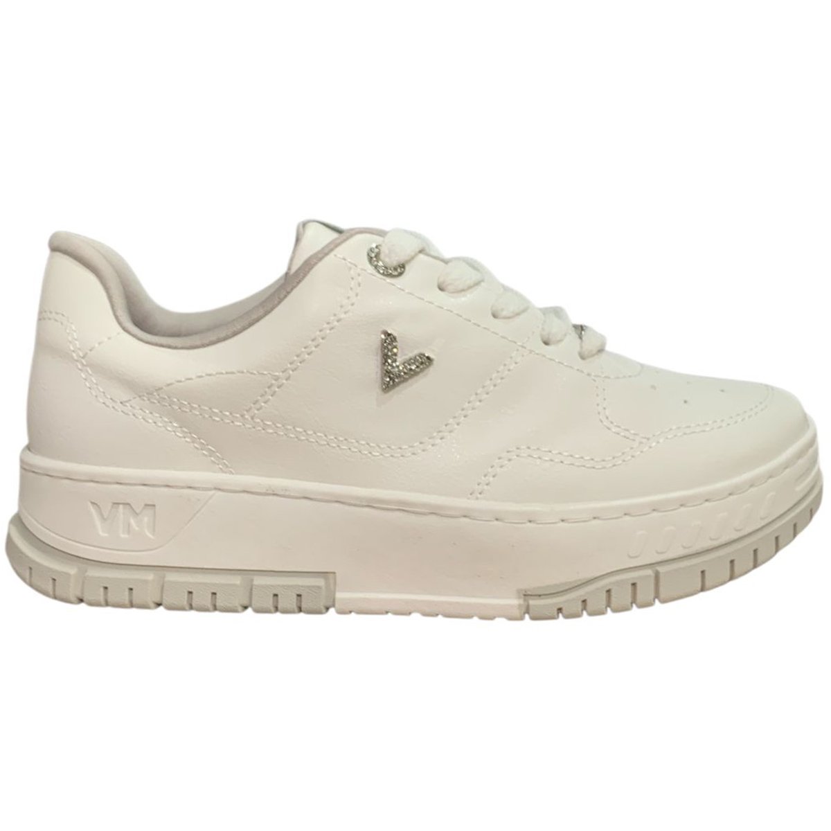 Tenis Via Marte 219-008 Feminino Branco