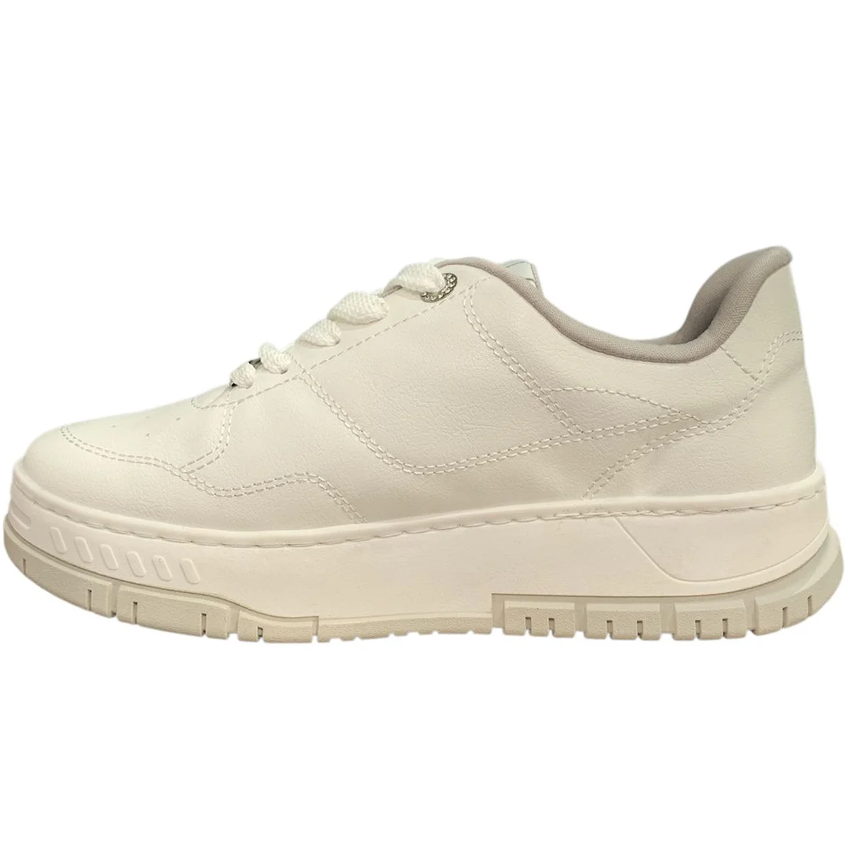 Tenis Via Marte 219-008 Feminino Branco Branco 2