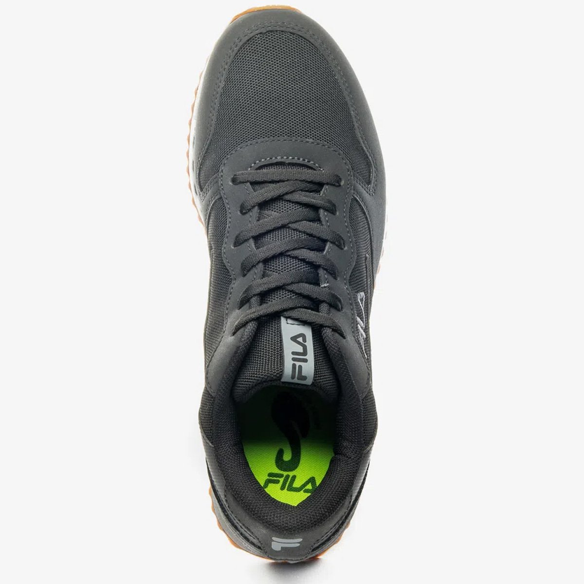 Tenis Fila Euro Jogger Sport Masculino Preto Preto 4