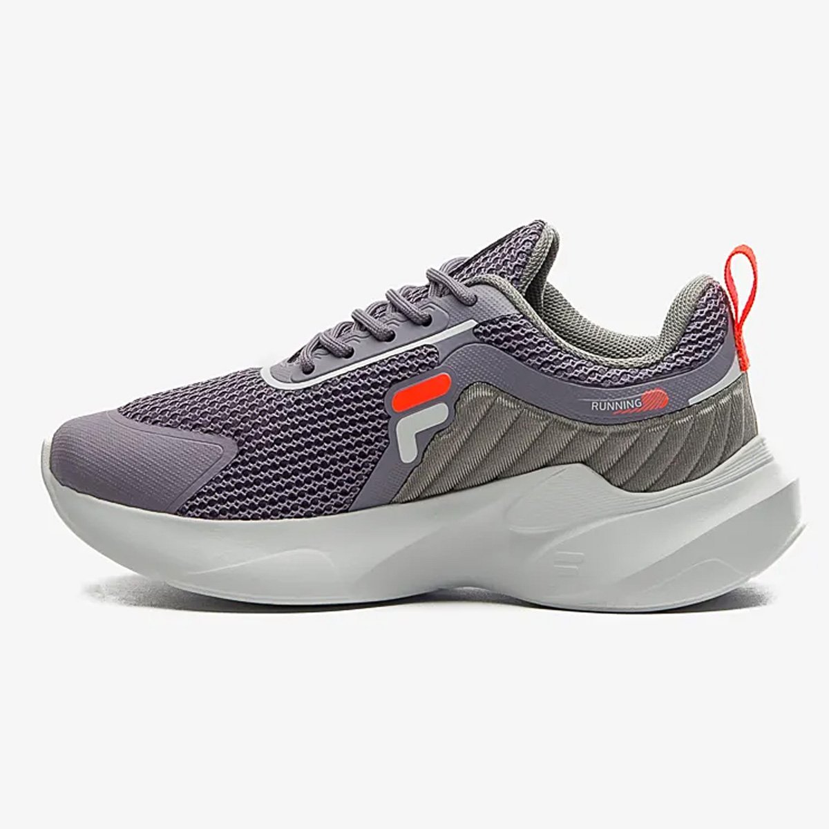 Tenis Fila Progress Infantil Roxo Cinza 2