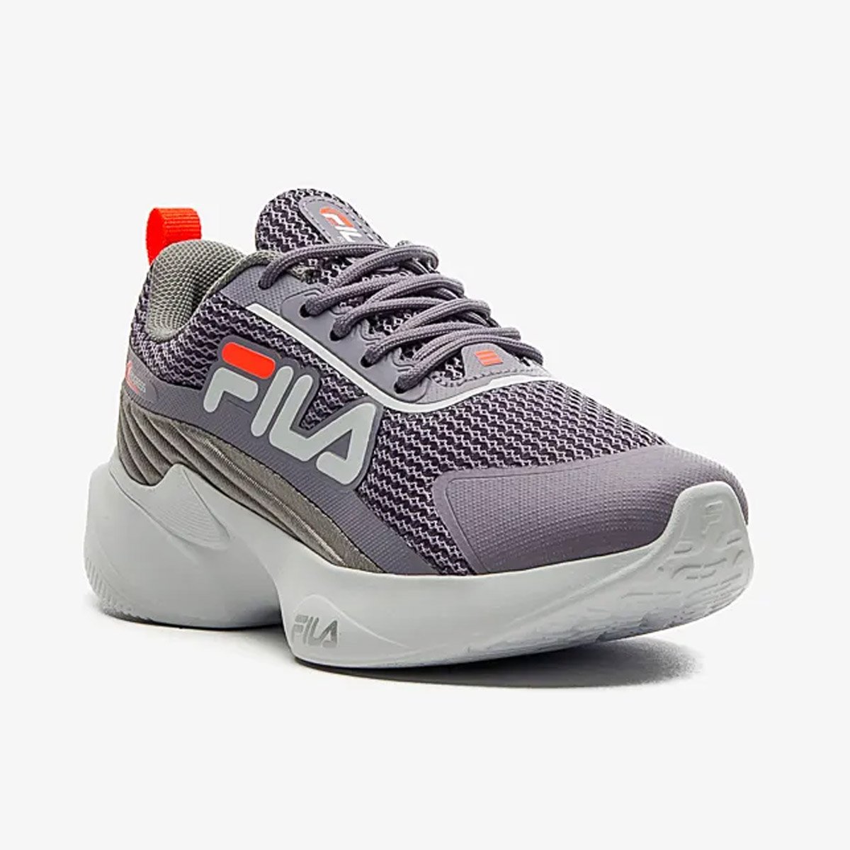 Tenis Fila Progress Infantil Roxo Cinza 3