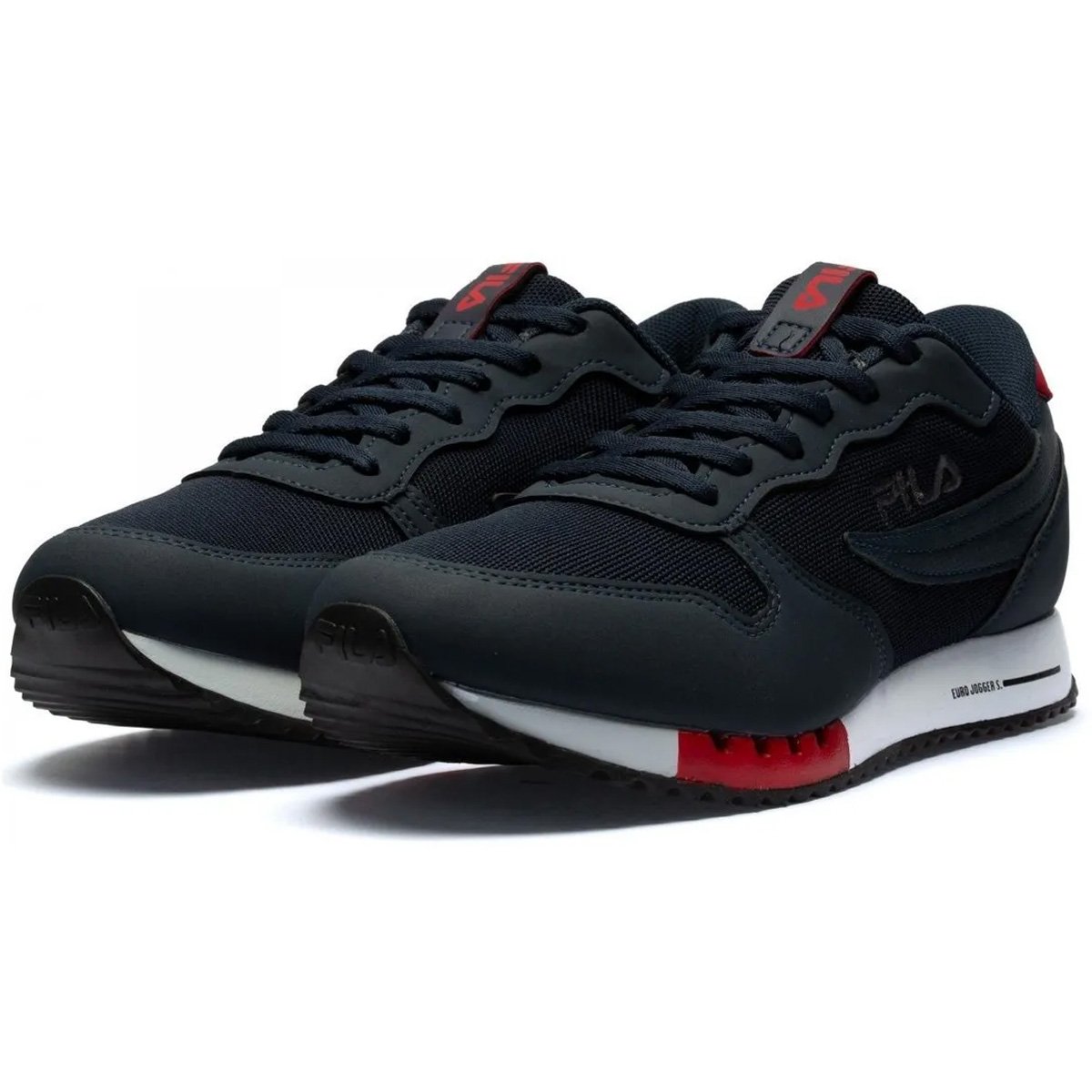 Tenis Fila Euro Jogger Sport Masculino Preto Preto 3