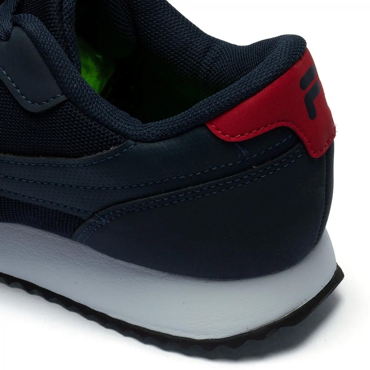 Tenis Fila Euro Jogger Sport Masculino Preto Preto 5