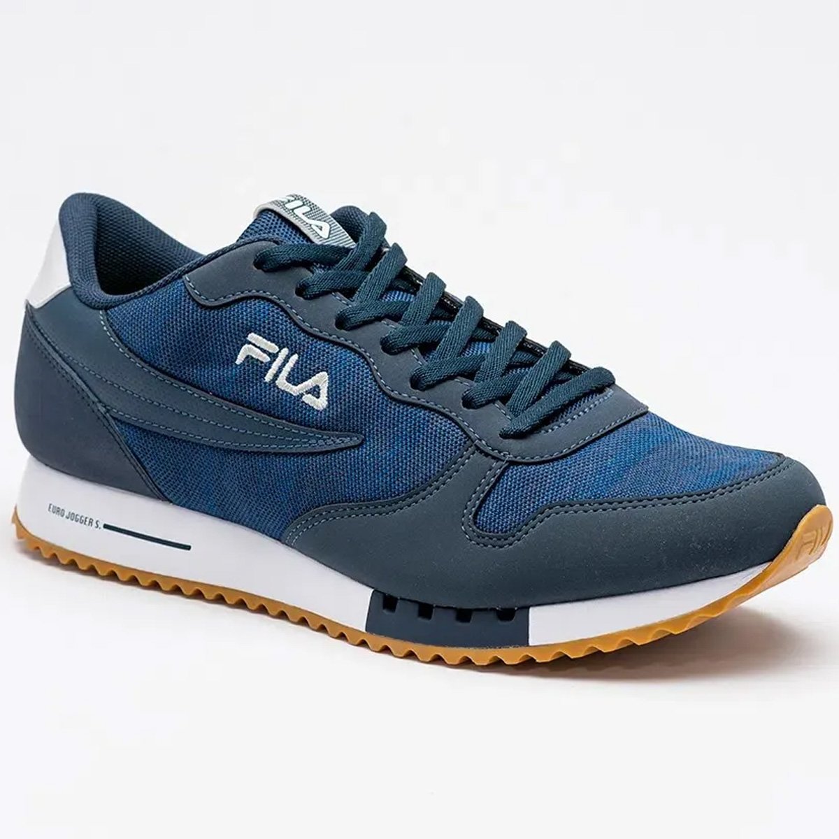 Tenis Fila Euro Jogger Sport Masculino Marinho Azul 2