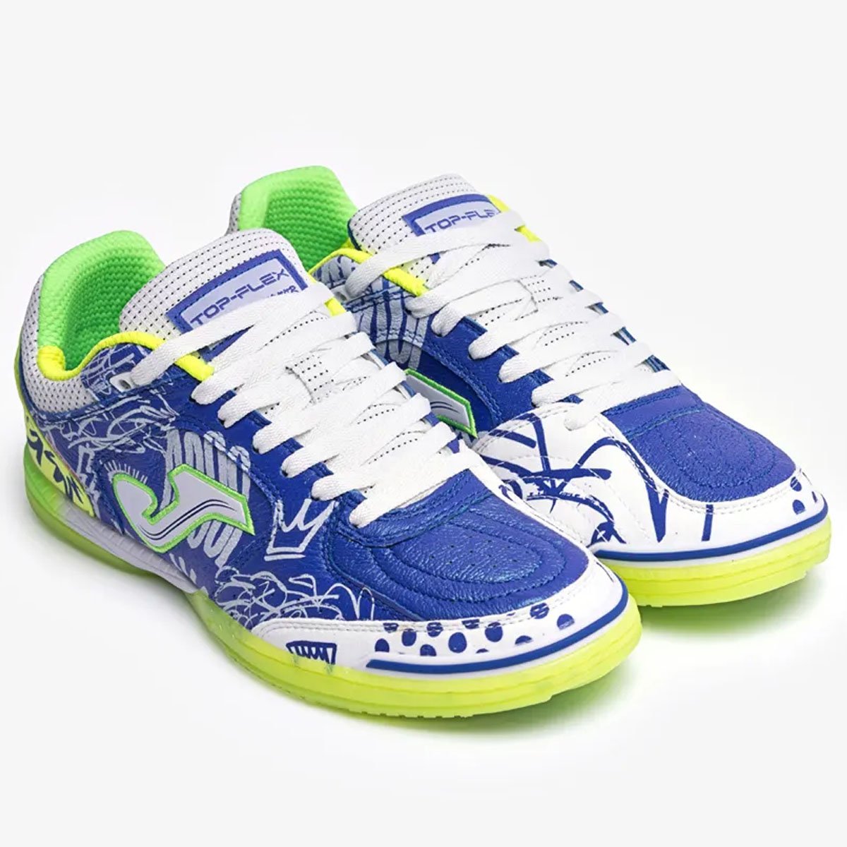 Chuteira Futsal Joma Top Flex Pito Unissex Azul Azul